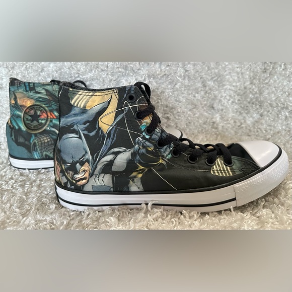 NWT Converse Batman Hip Tops - Picture 2 of 13